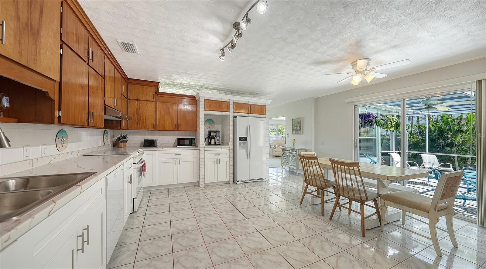 Kitchen and Dining room Apt A