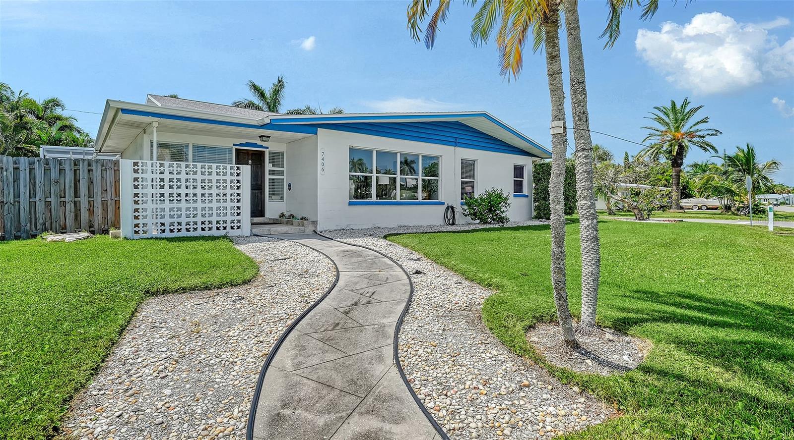 Front facing Marina Drive