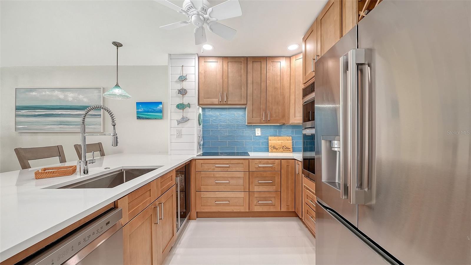 Wine/beverage refrigerator. All new stainless steel appliances Wine/beverage refrigerator. All new stainless steel appliances