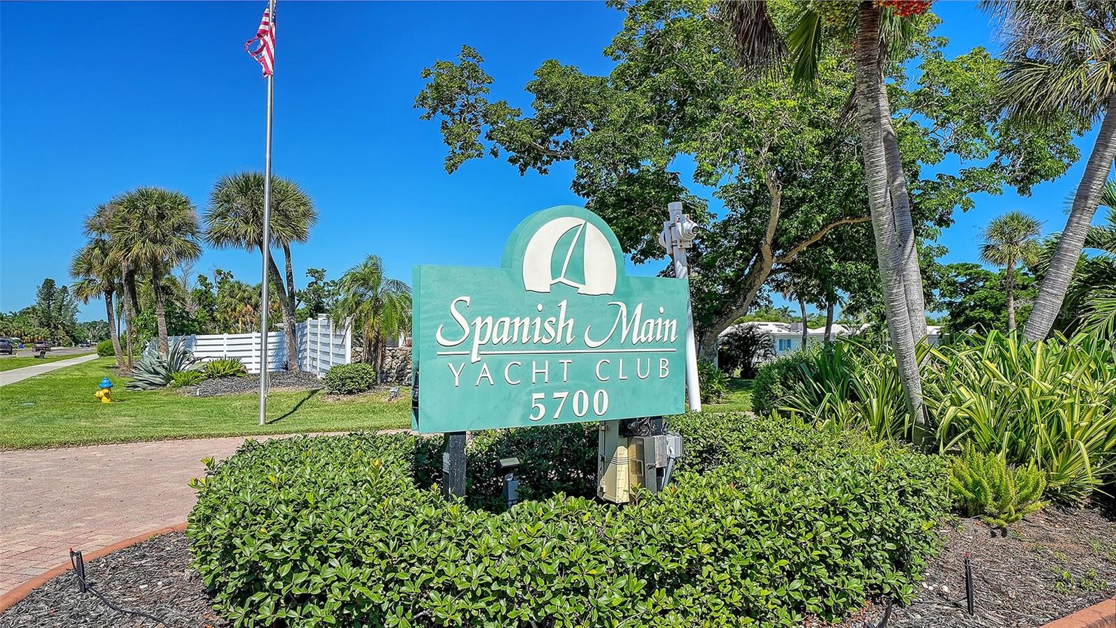 Spanish Main Entry Marquee.