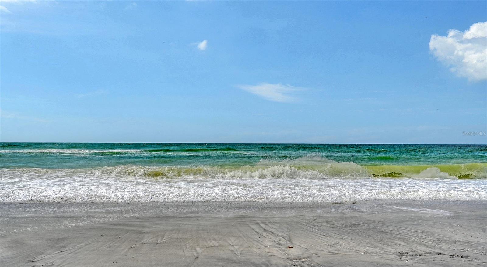 The beach across the street.