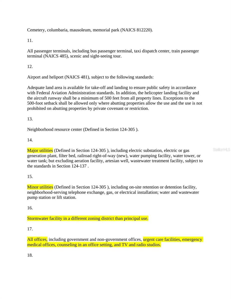 GU Zoning Info