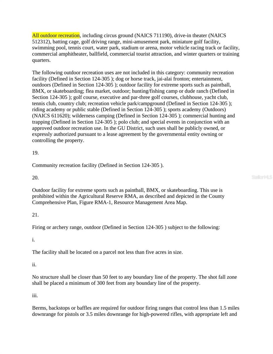 GU Zoning Info