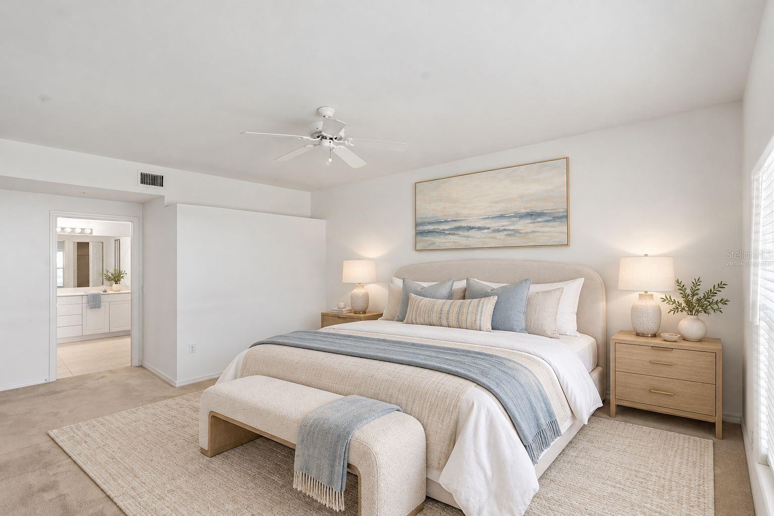 Virtually Staged - Master Bedroom