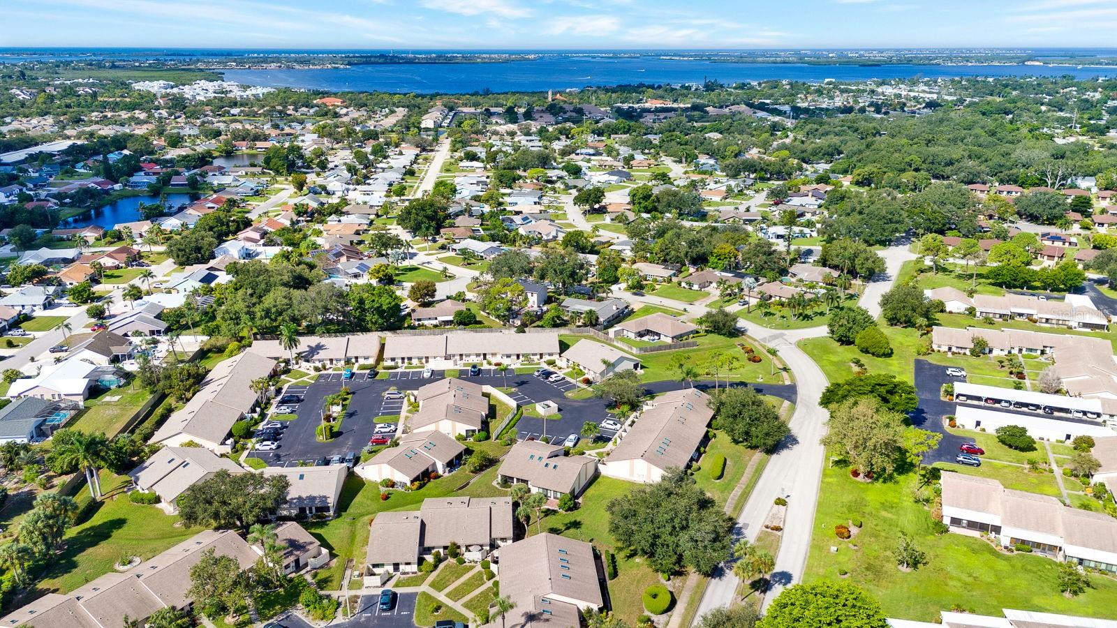 Looking at community with Bay in the far back