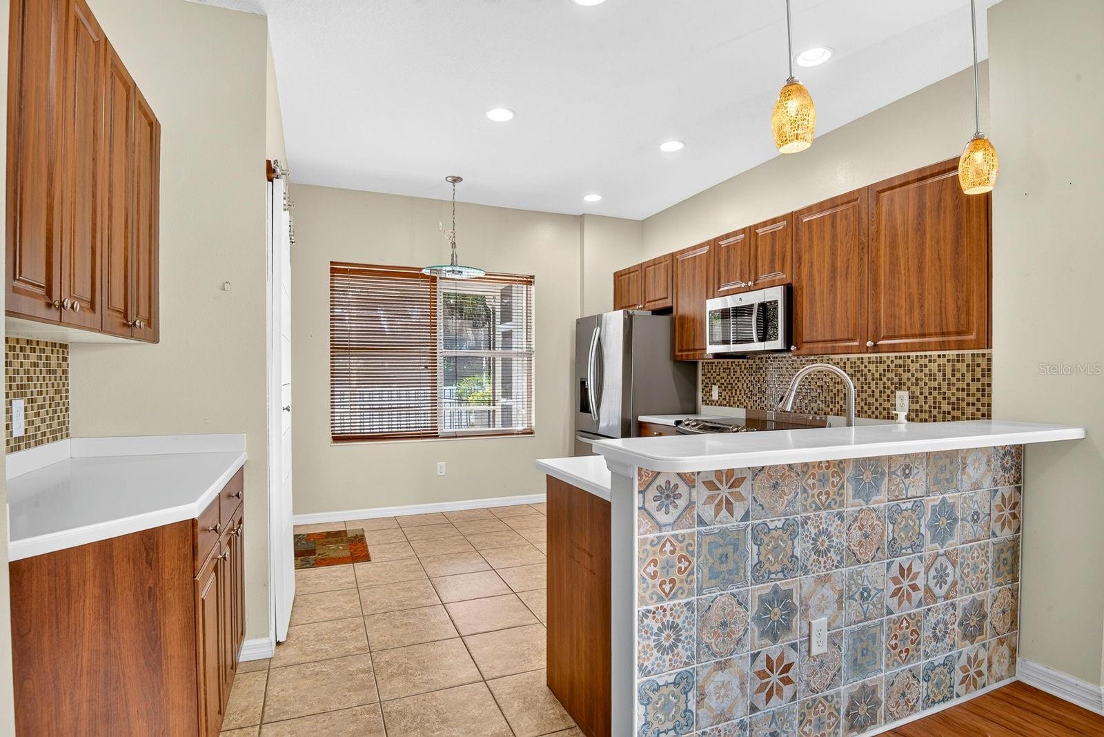 Kitchen facing in