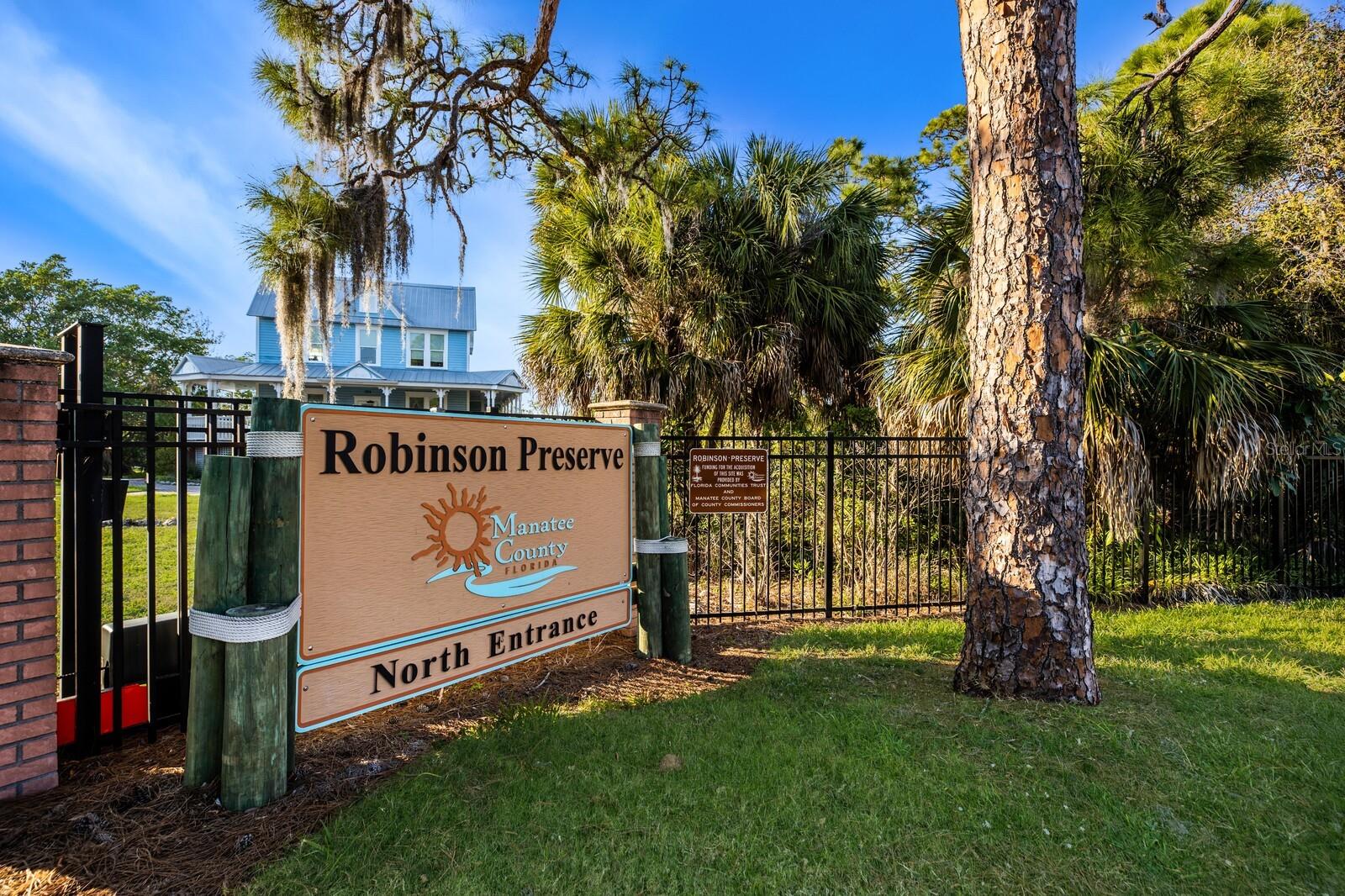 A quick bike ride to Robinson Preserve