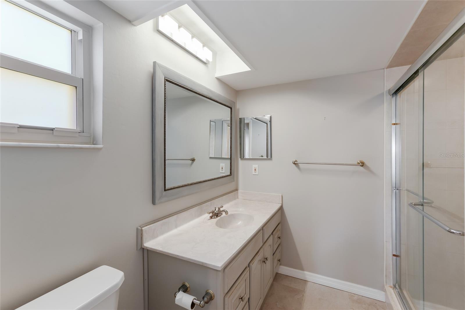 Primary bathroom - stand up shower