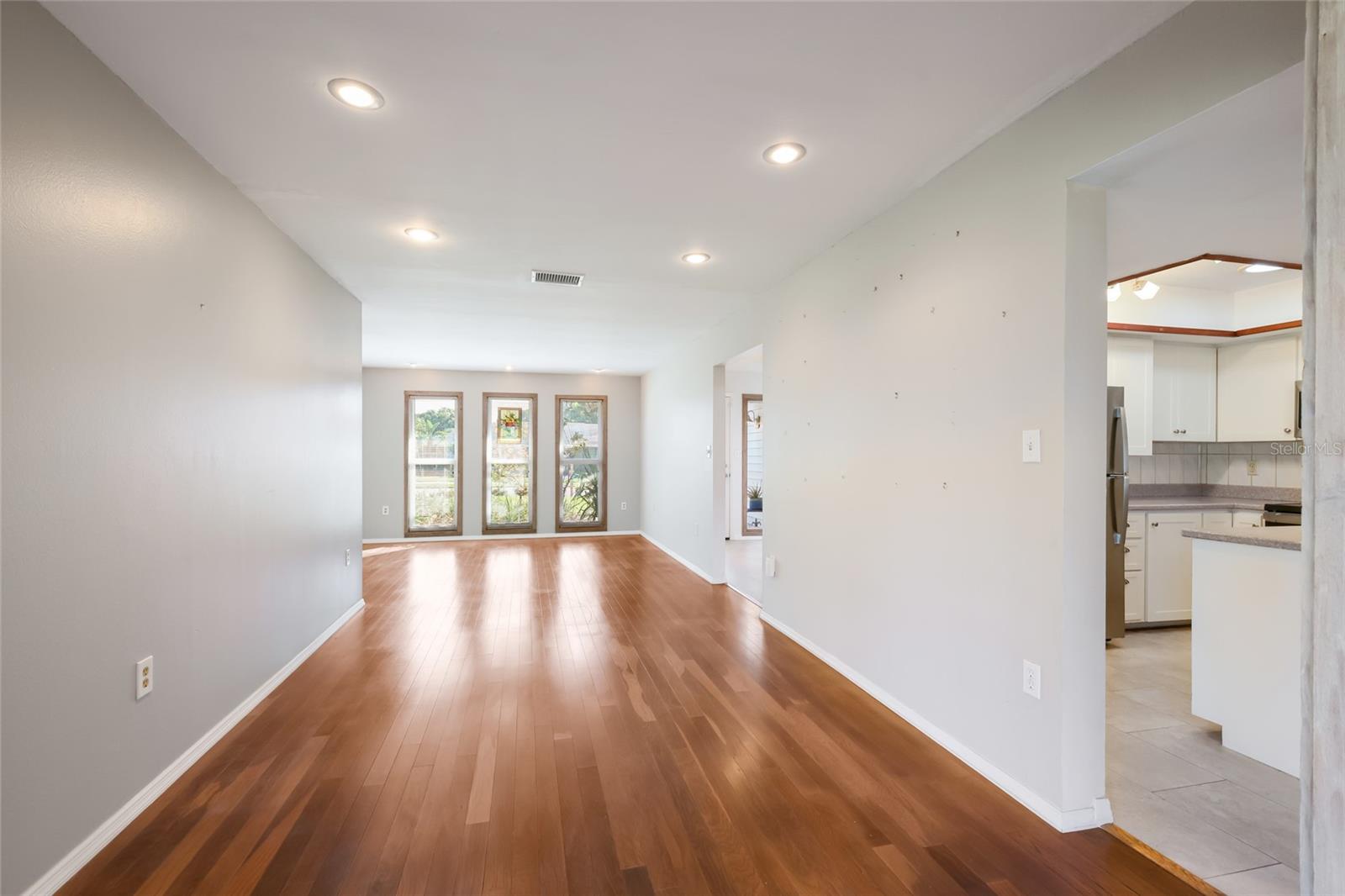 Dining room and living room