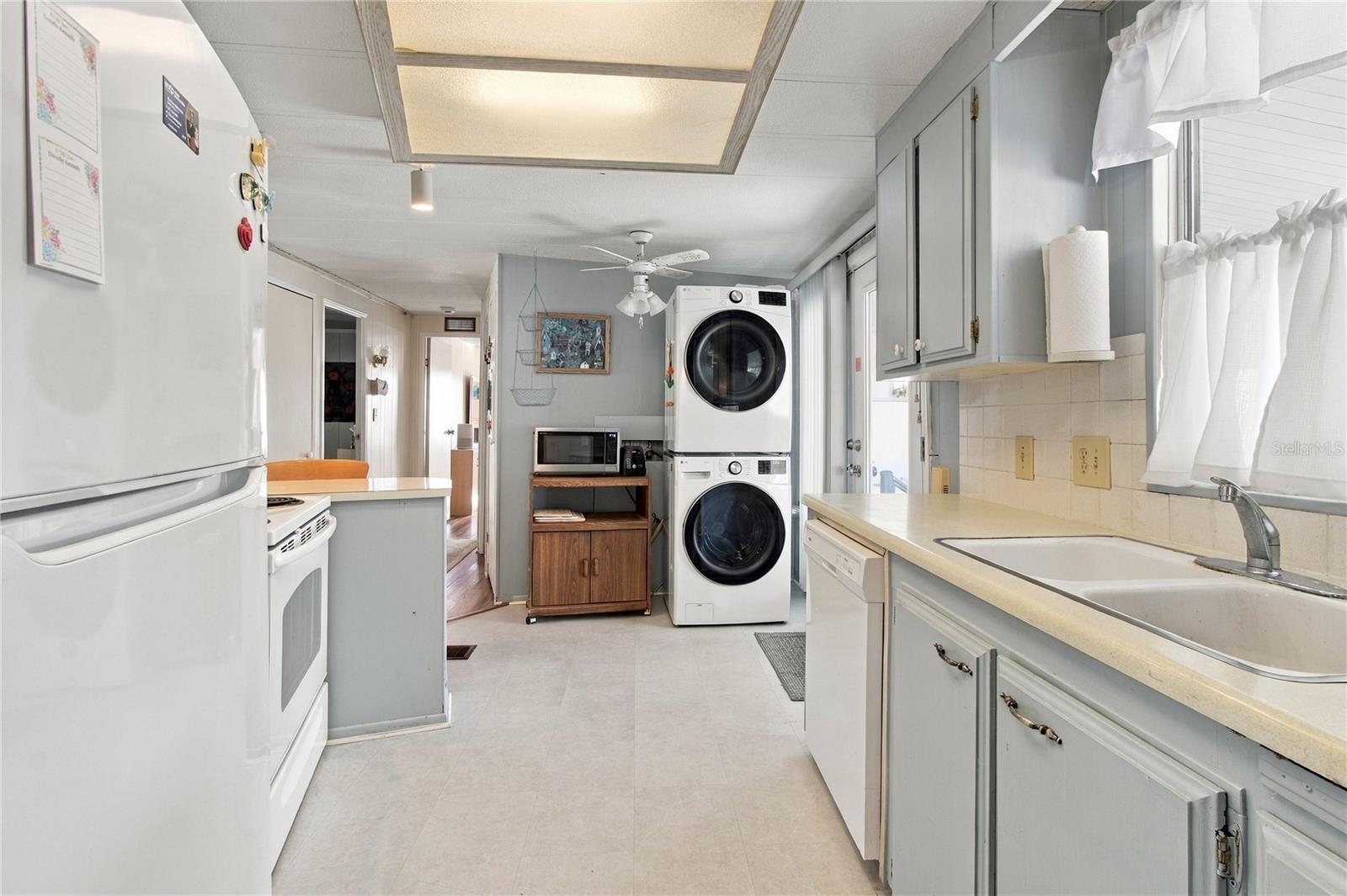 Washer and Dryer are in Kitchen. Washer and Dryer are in Kitchen.