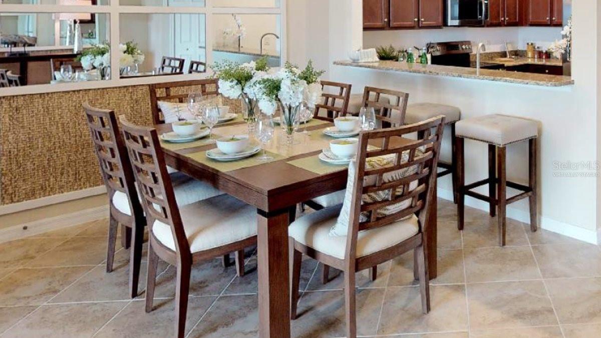 Dining Area - Virtually staged