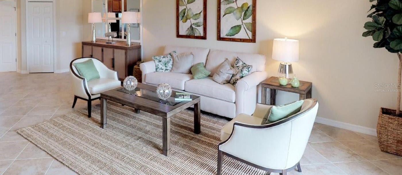 Living Room - Virtually staged