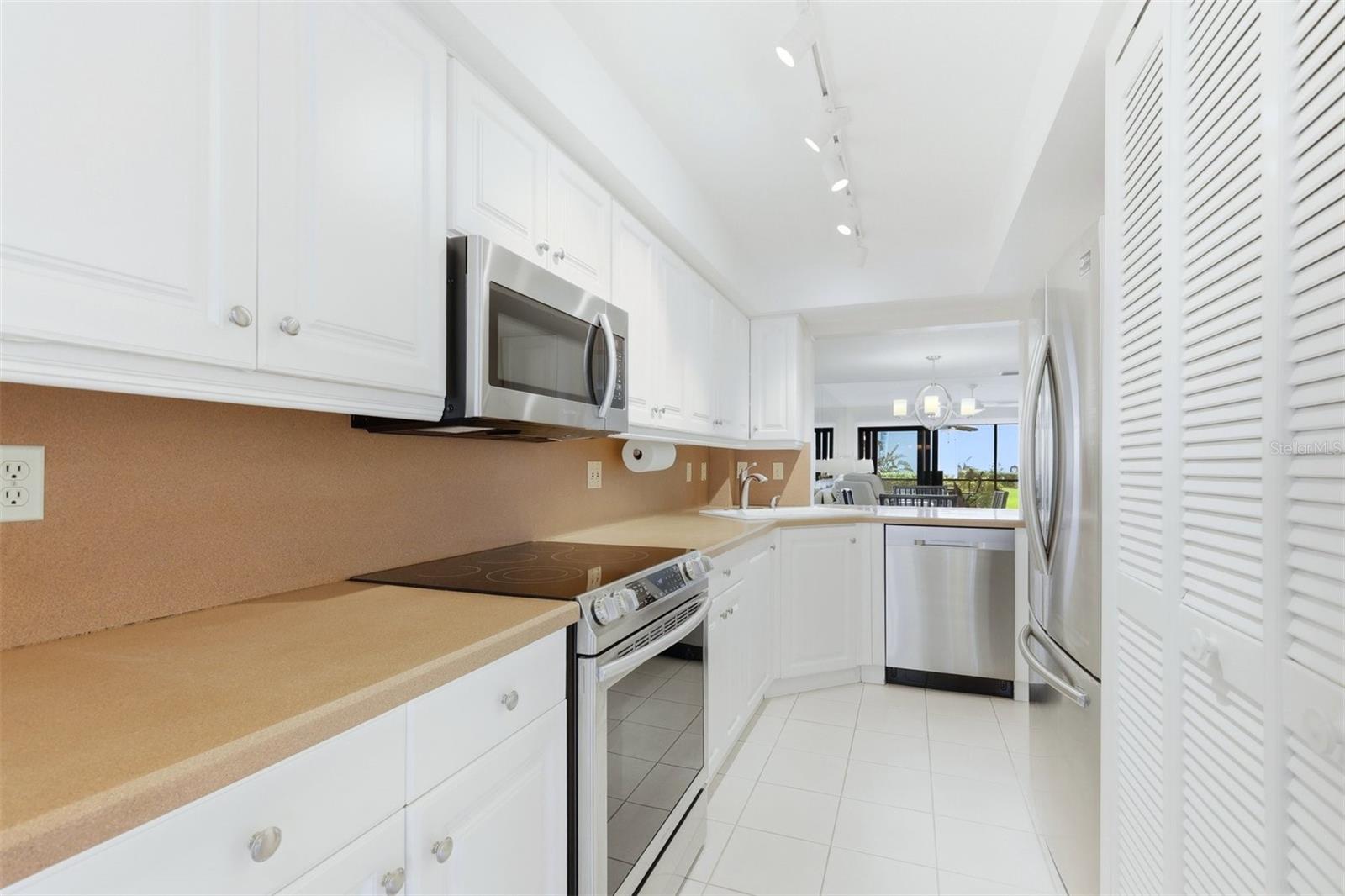 New stainless steel appliances