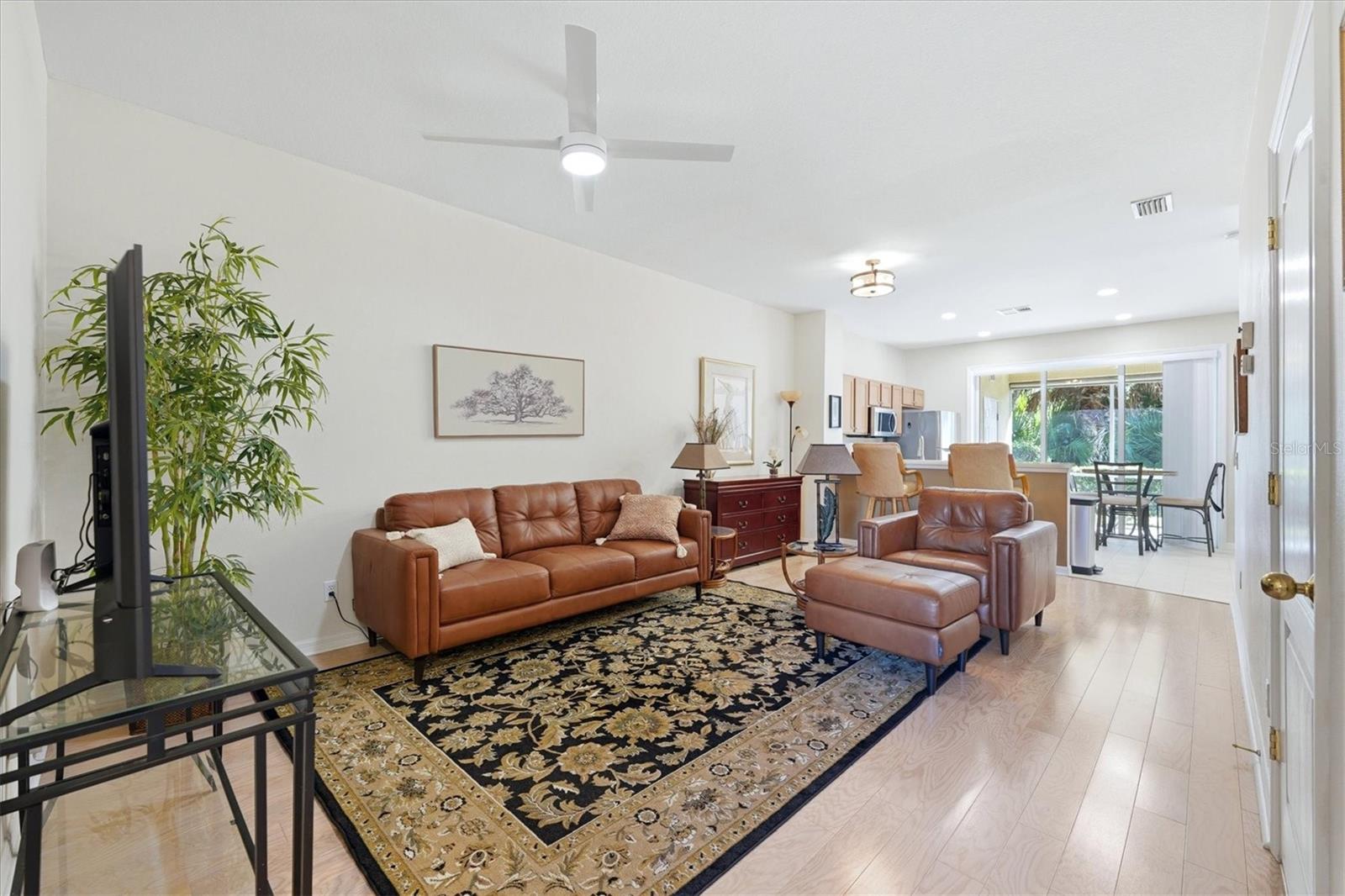 Open floor plan Open floor plan