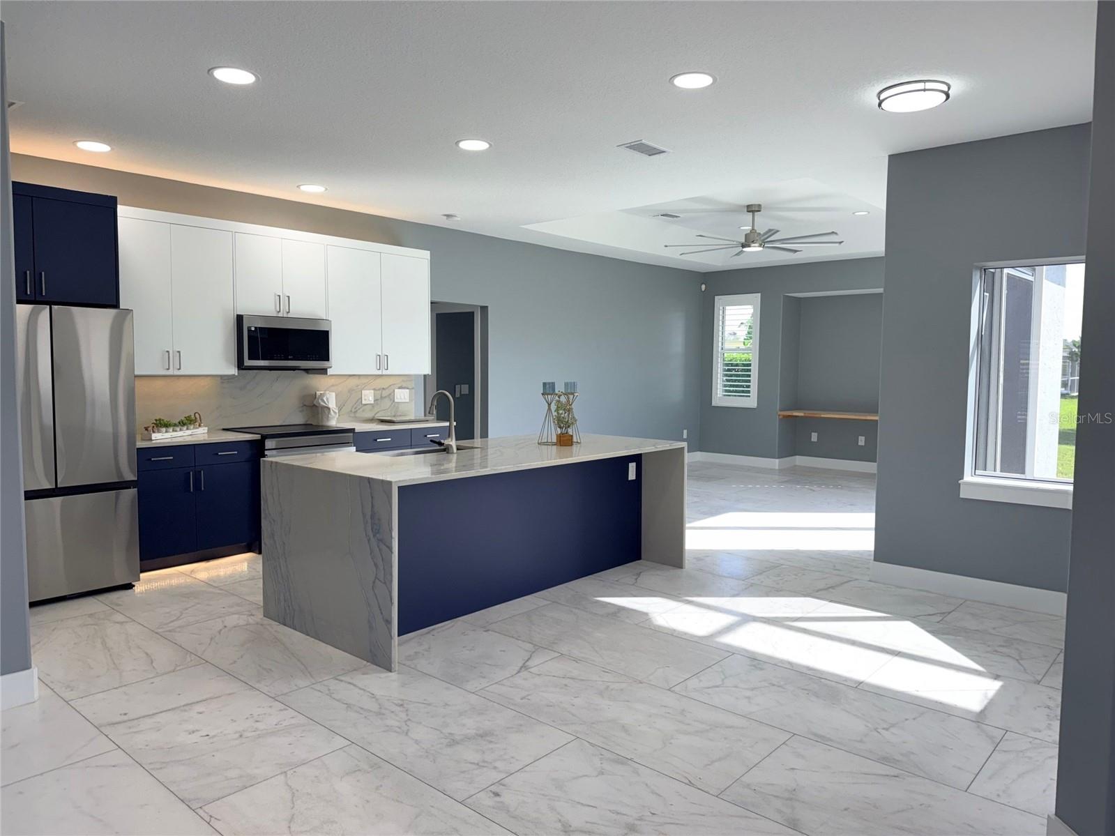 Walking through the front door - View of kitchen/living area