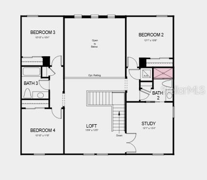 Floor 2 ~ Additional Highlights Include: outdoor kitchen rough-in, shower in place of tub at bath, 8' interior doors, additional hose bib, 15amp/110 volt floor outlet, and whole house impact windows