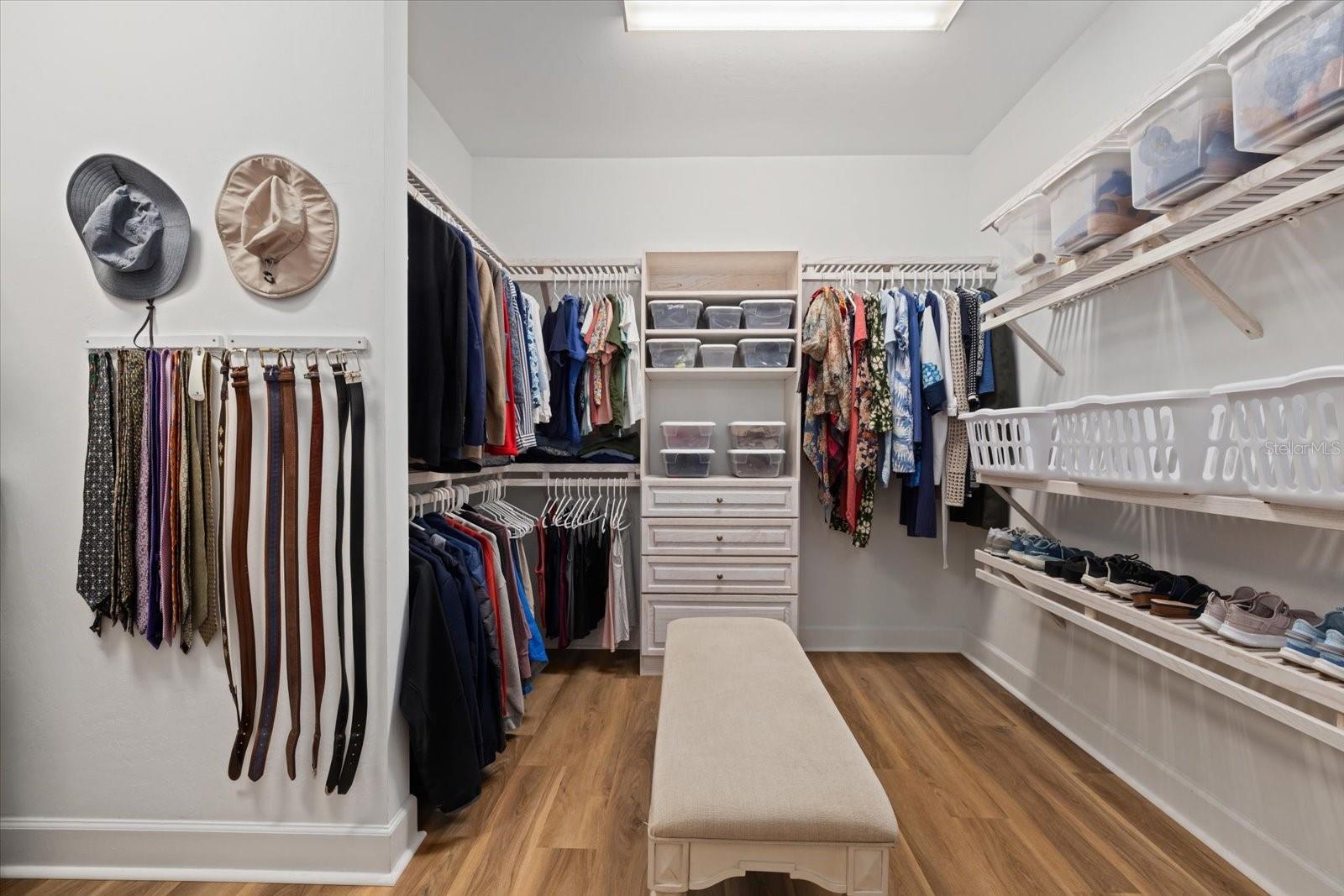 Primary Walk-in closet