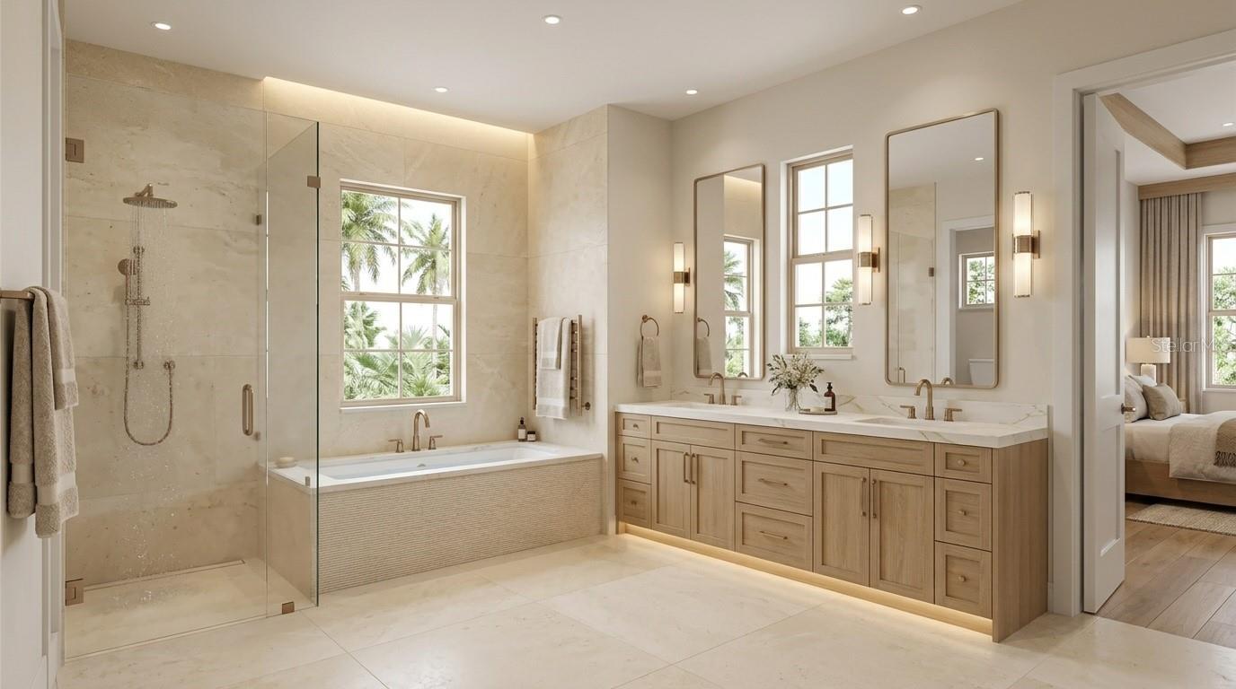 Primary bathroom - Artist rendition Primary bathroom - Artist rendition