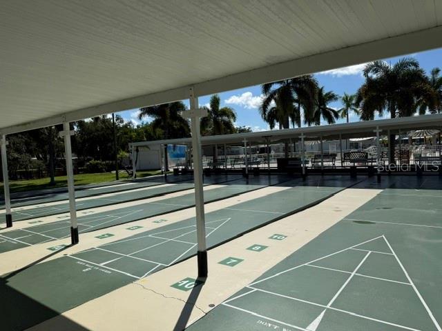 Shuffleboard courts