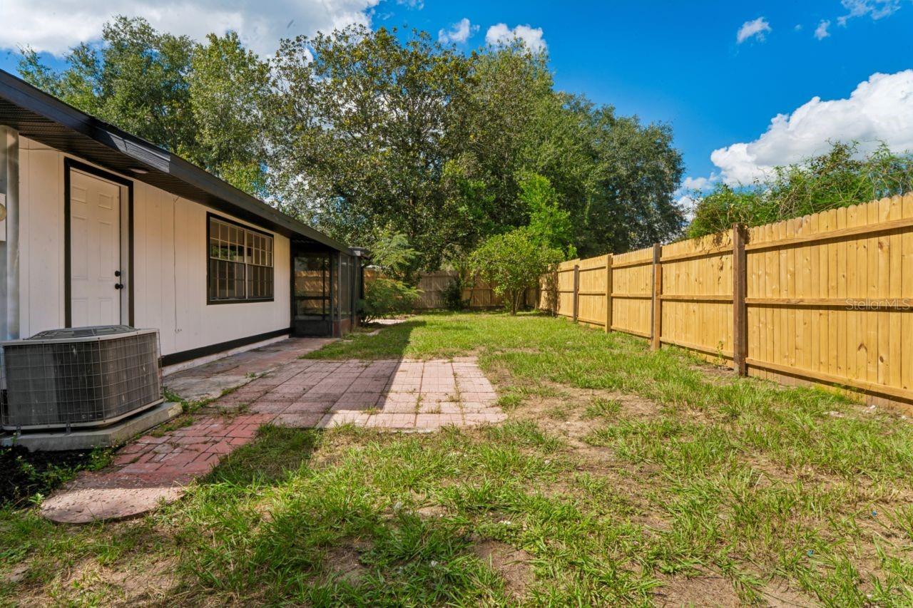Fenced Yard