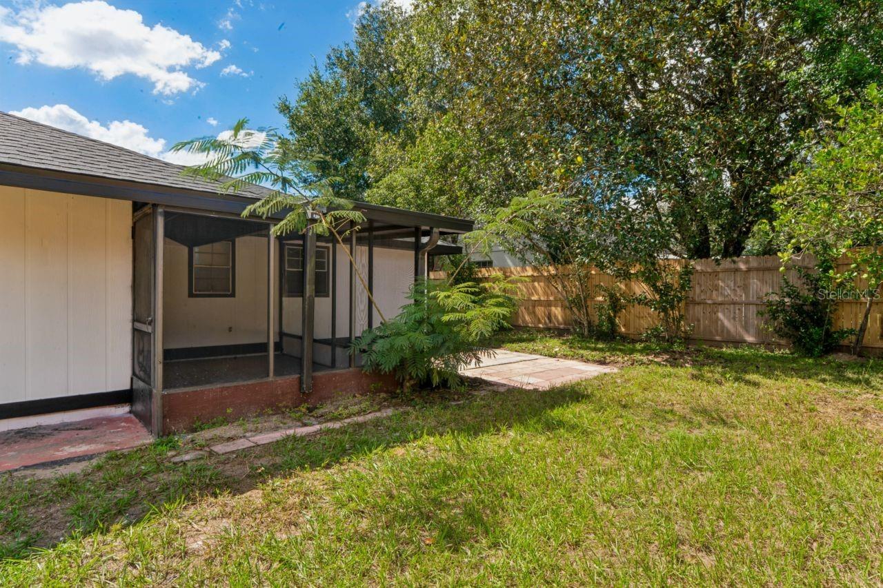 Fenced Yard