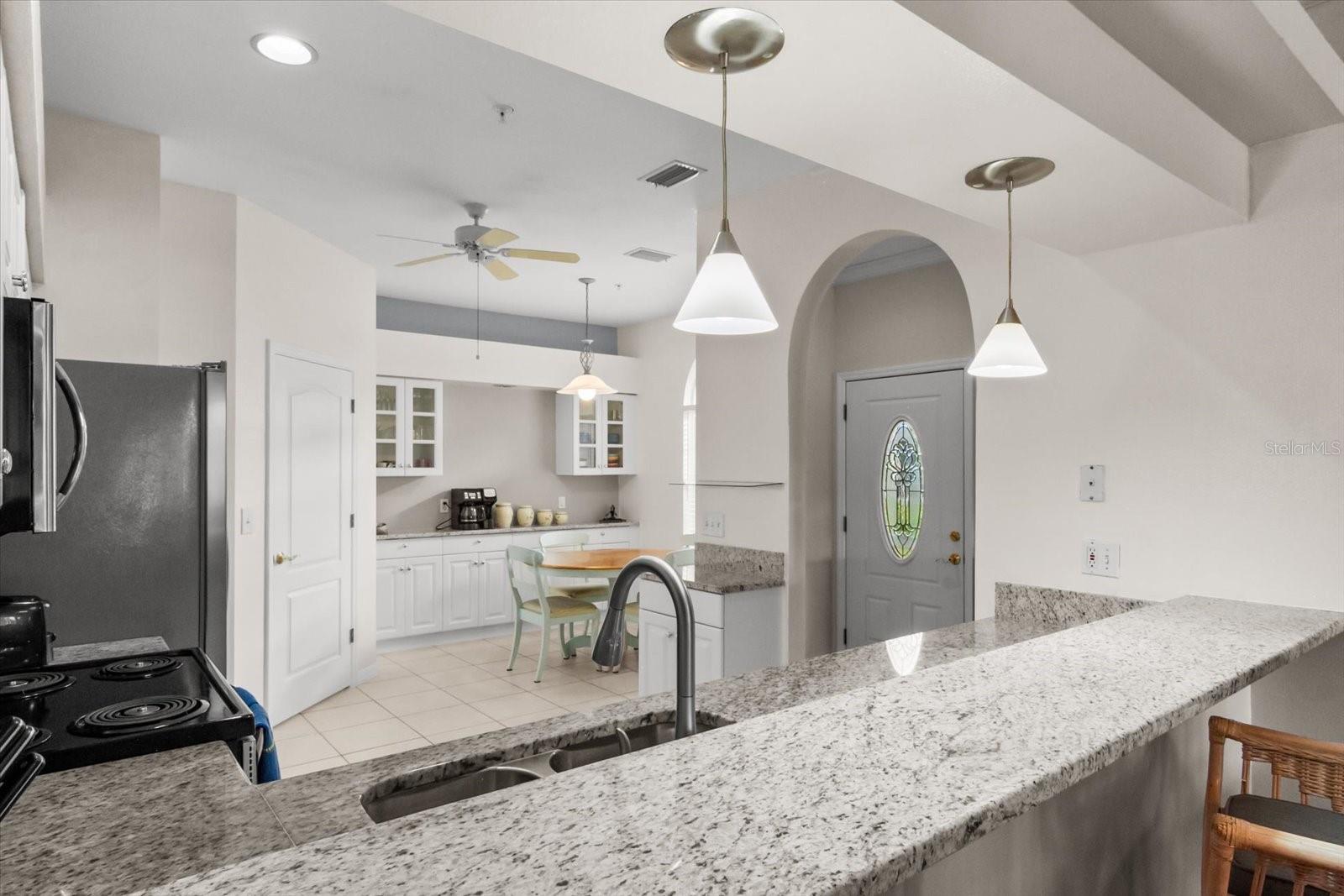 Kitchen and second dining