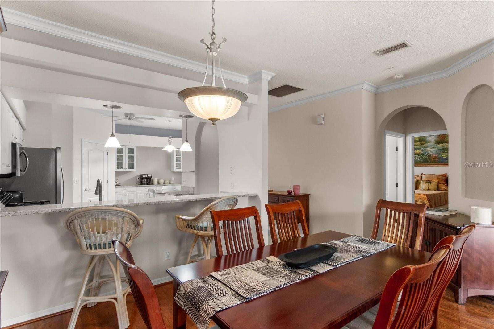 First dining area