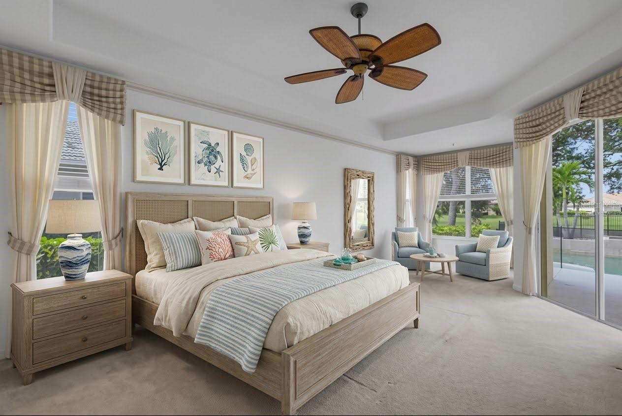virtually staged primary bdrm