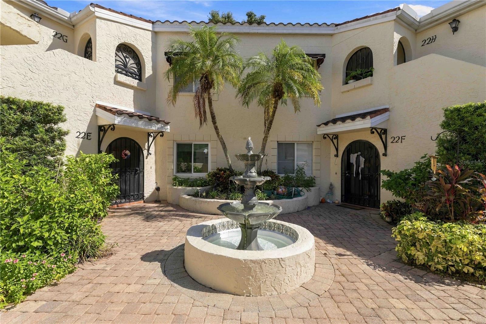 Courtyard Entry to building