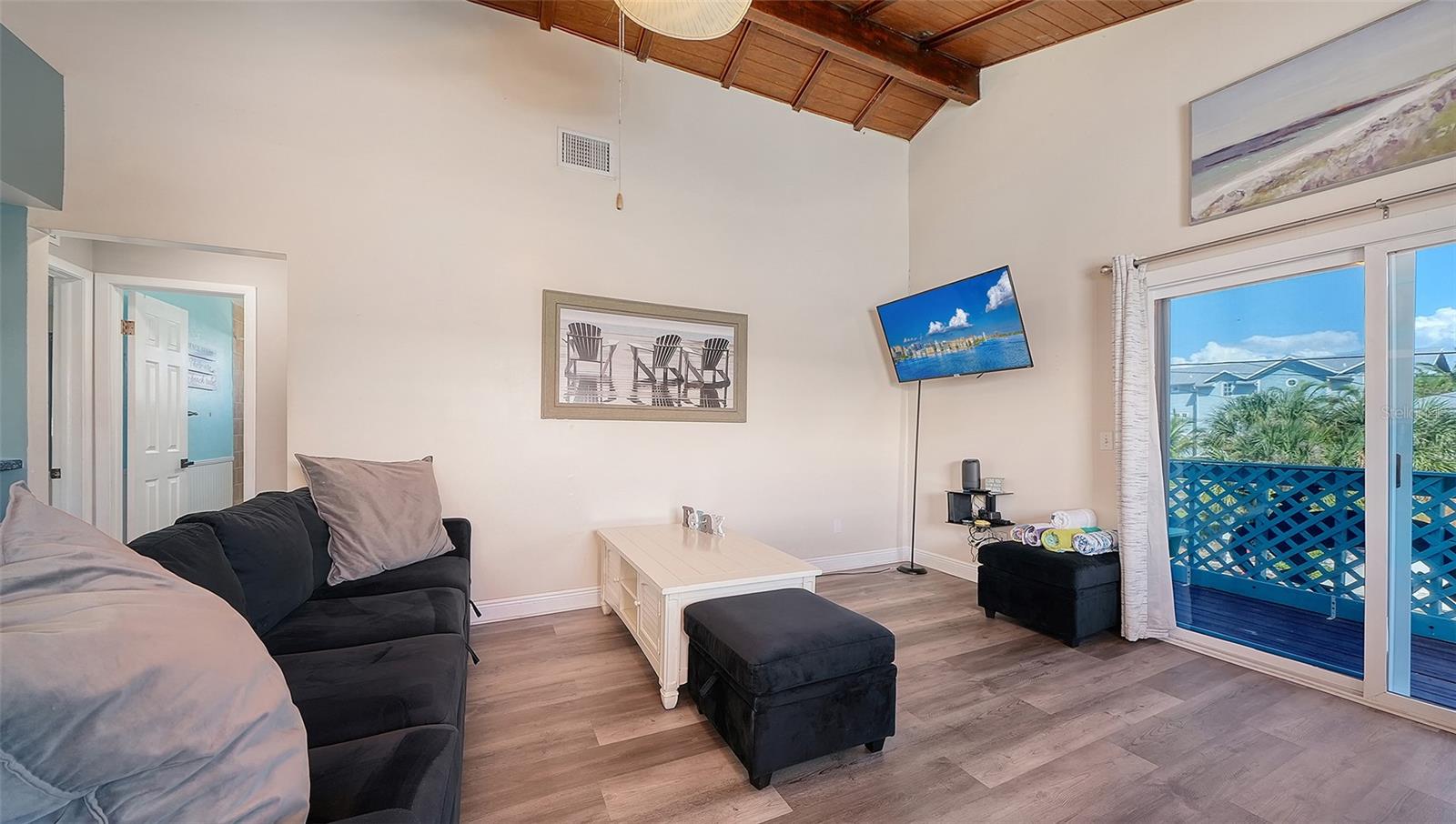 Unit A, Living Room.