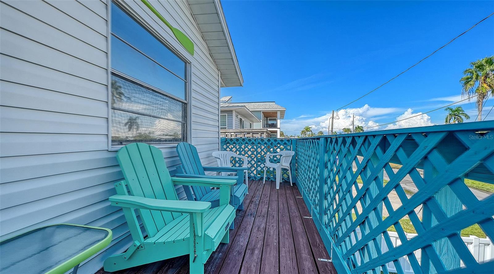 Unit A, side balcony.