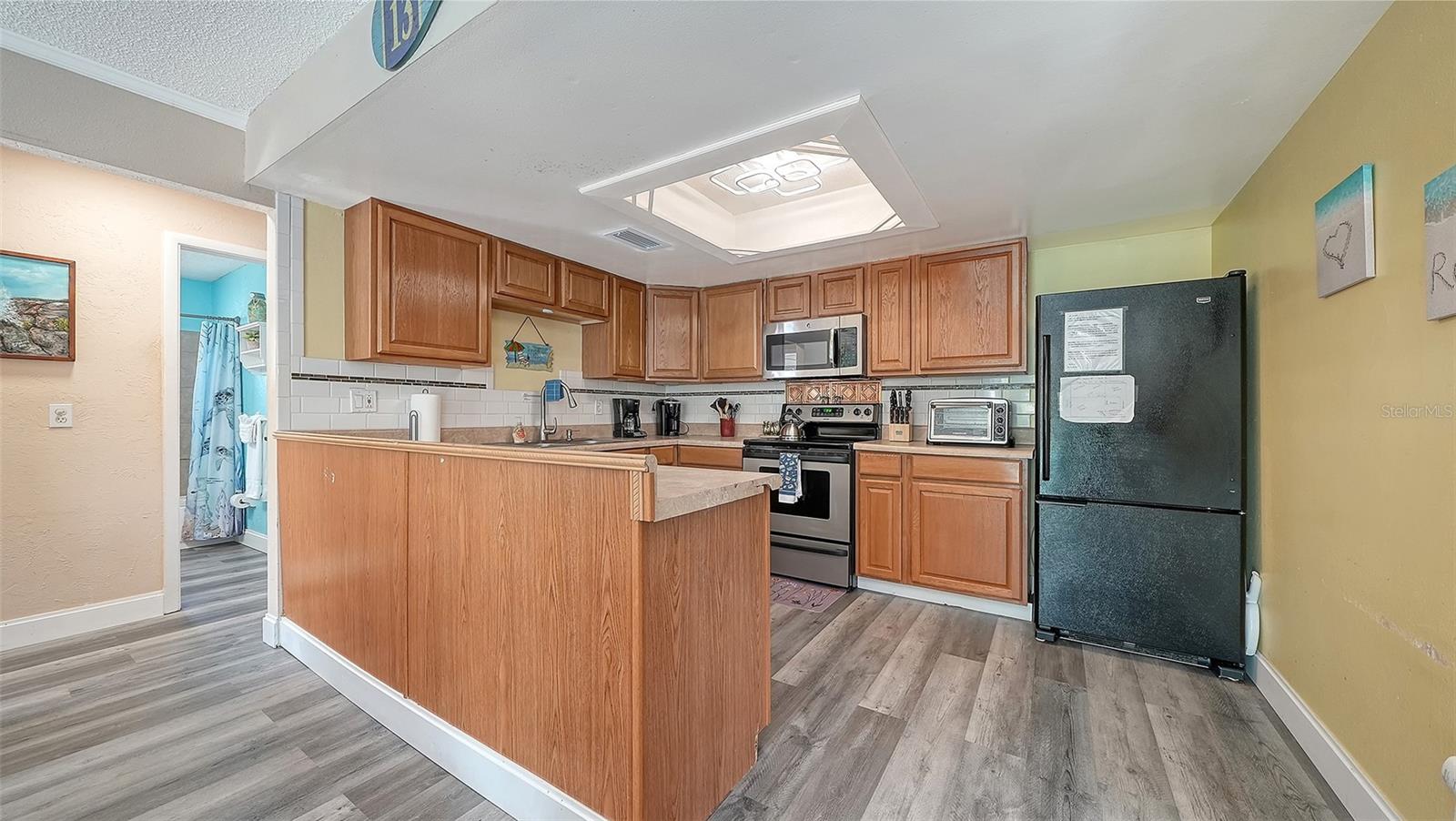 Unit B, Kitchen.