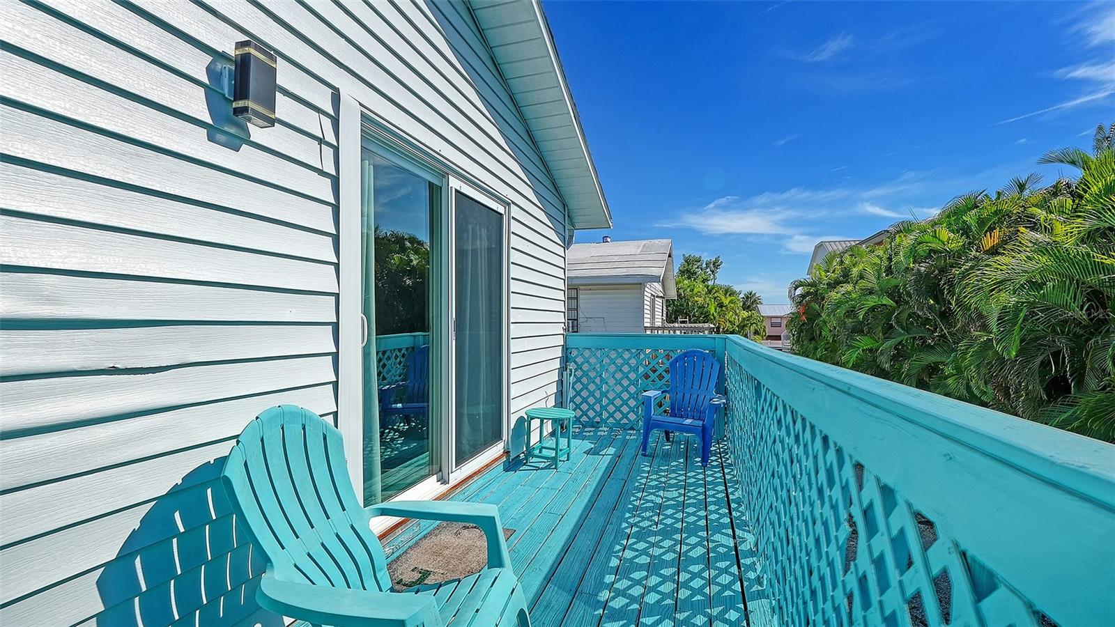 Unit A, side balcony.