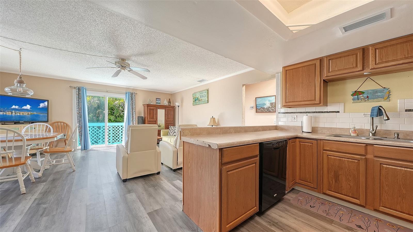 Unit B, Kitchen.