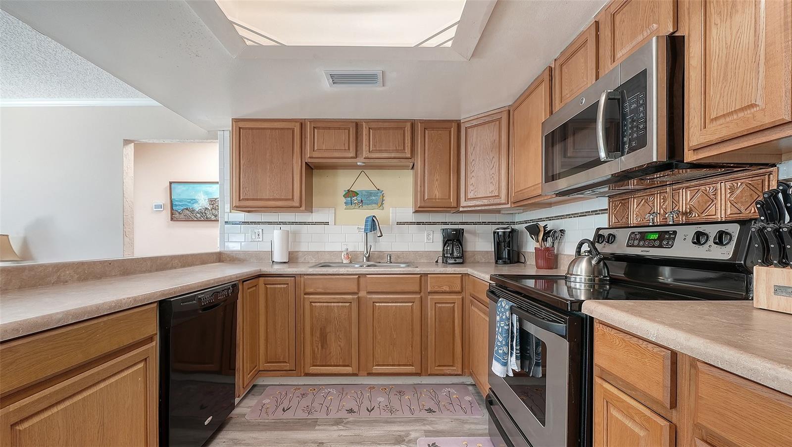 Unit B, Kitchen.