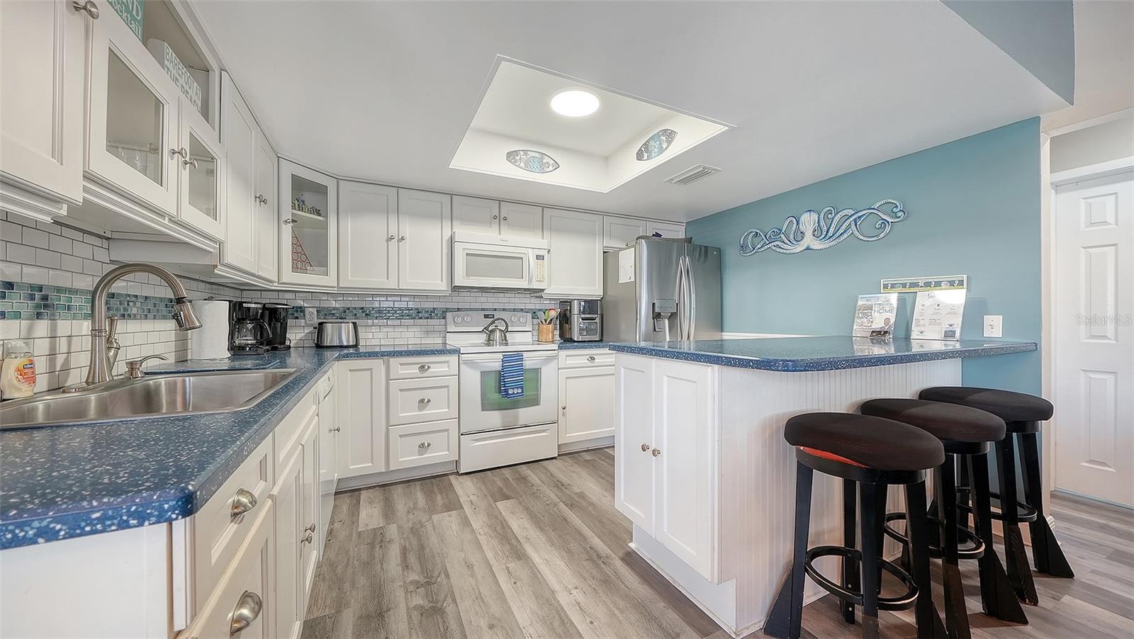 Unit A, Kitchen.