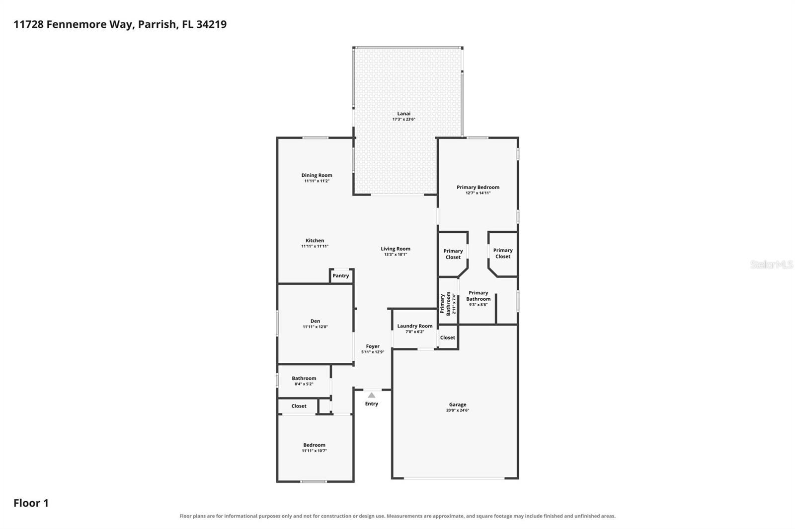 11728 FENNEMORE WAY, Parrish, FL 34219
