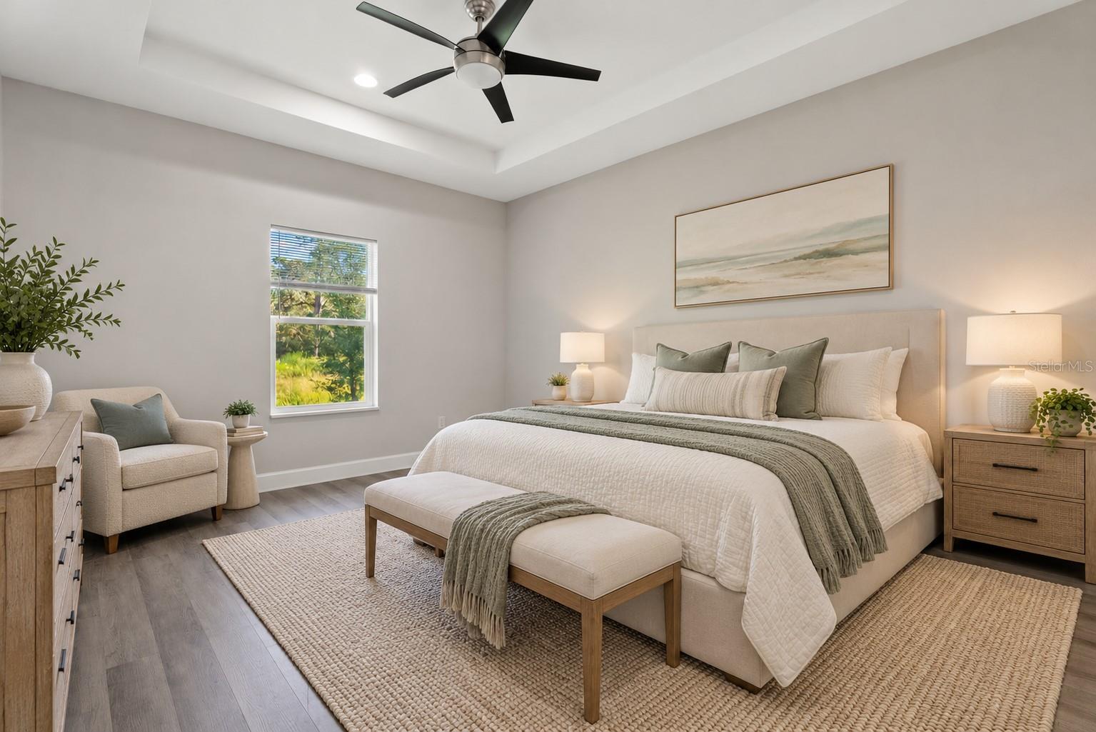 Primary Bedroom Staging