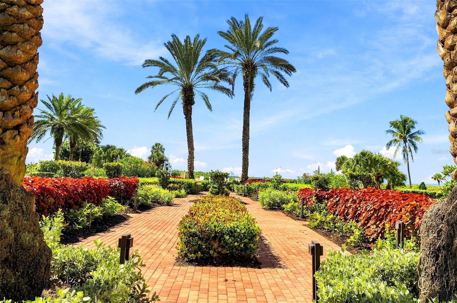 The nearly 7-acre site is beautifully landscaped and maintained.