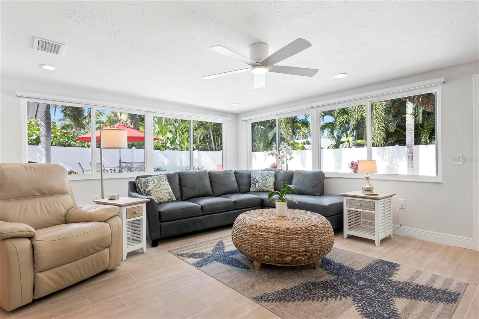 Open concept living area