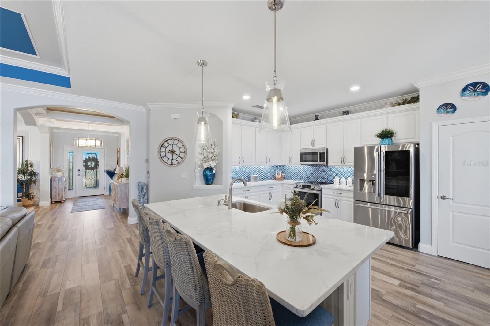 Kitchen with Quartz Countertops