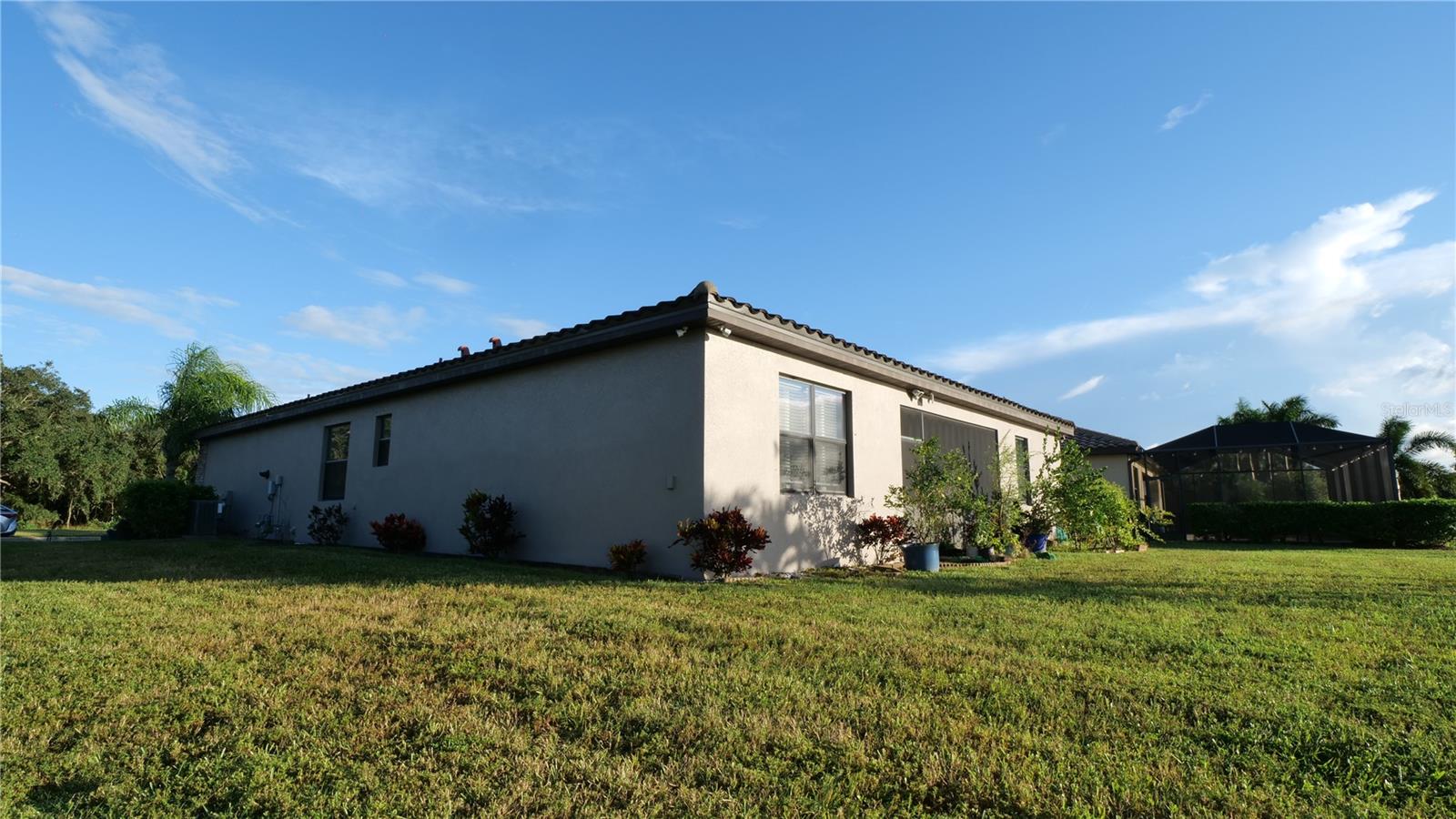 back side of the home!