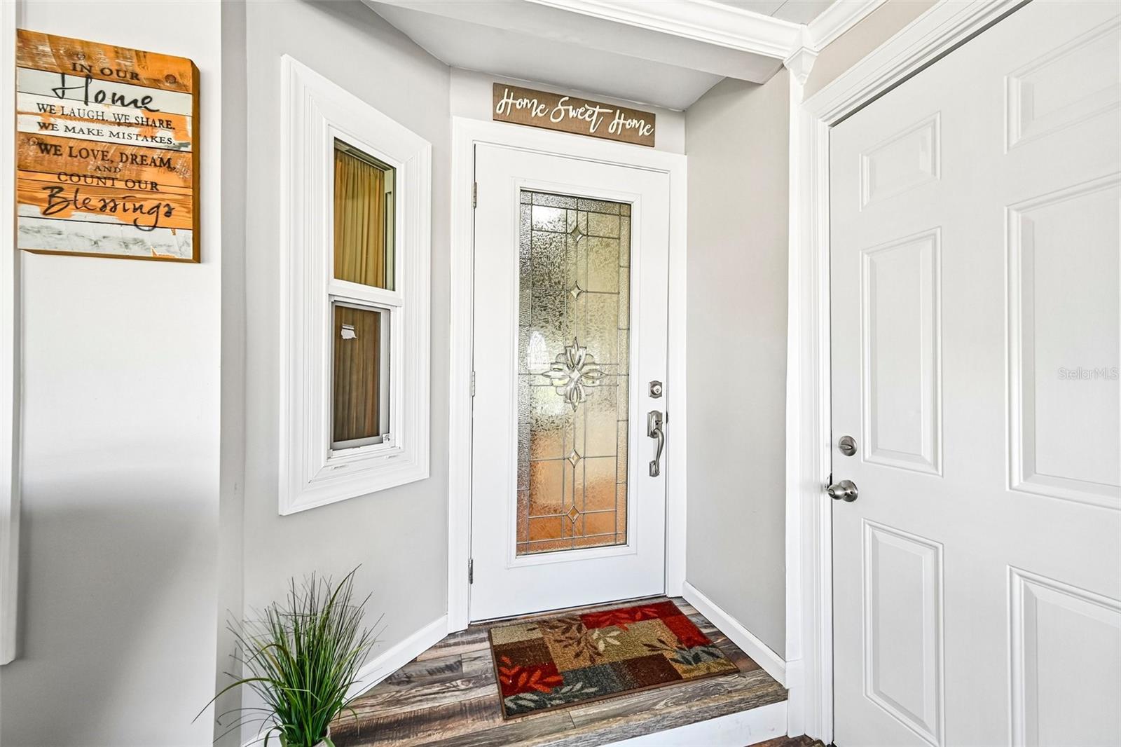Inner Front Door & Garage Door on the right