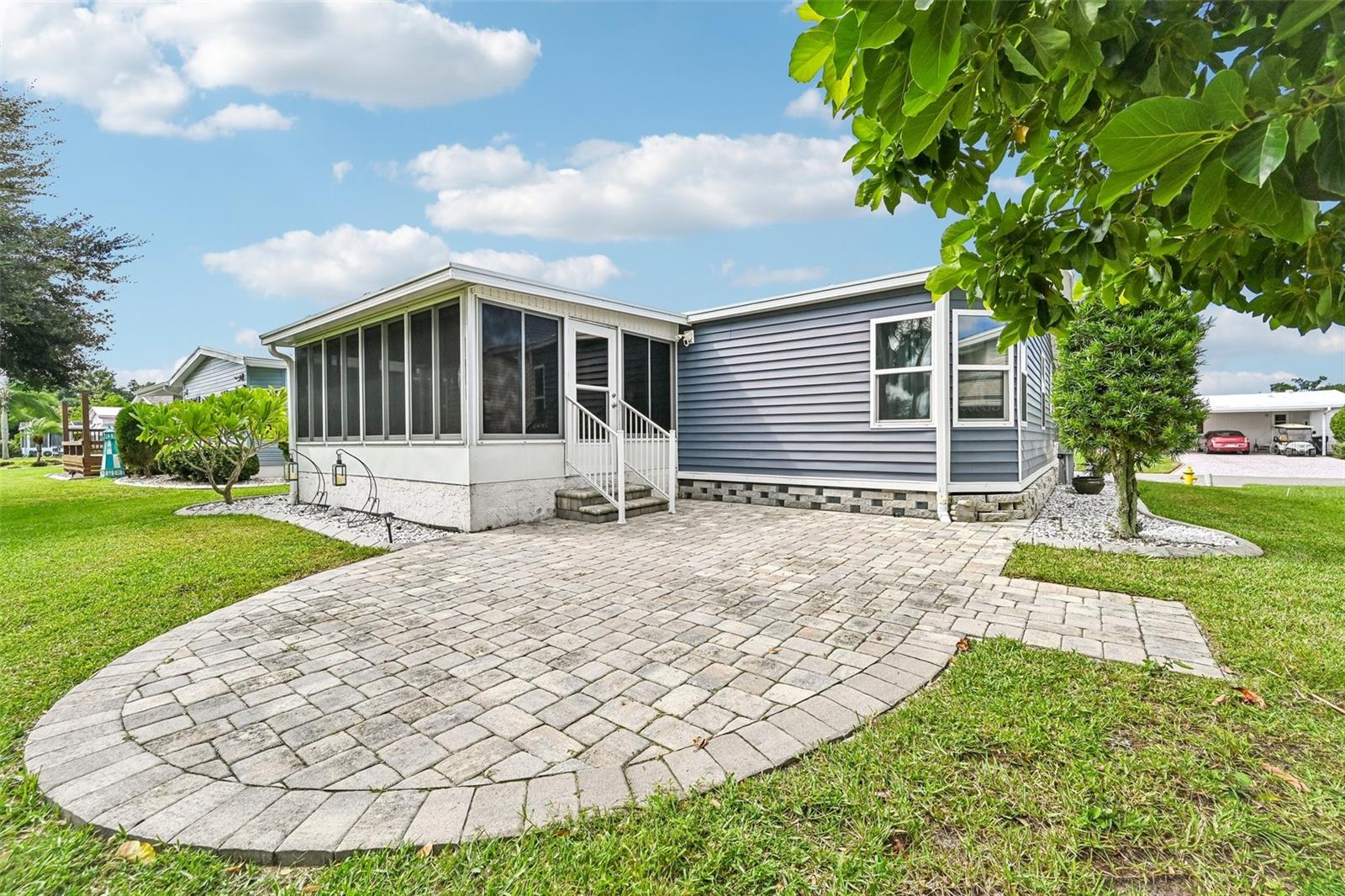 Paver Back Patio