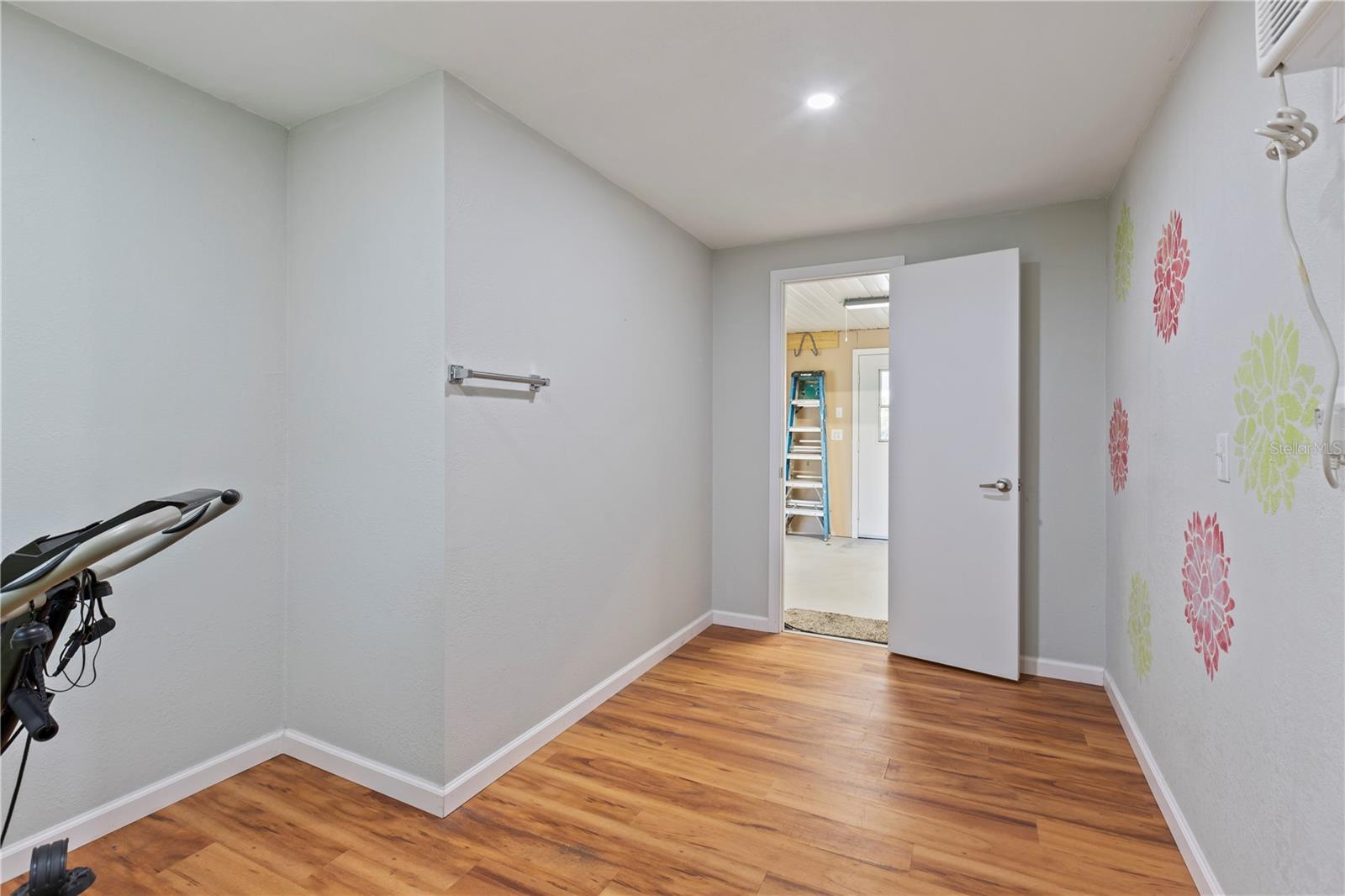 Flex Room in Garage