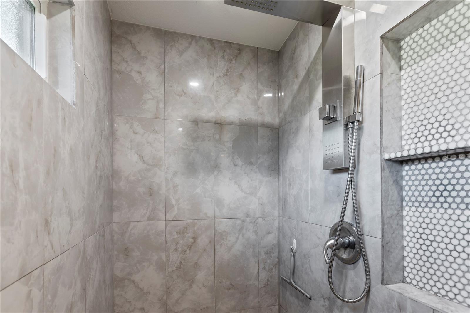 Shower in Primary Bathroom