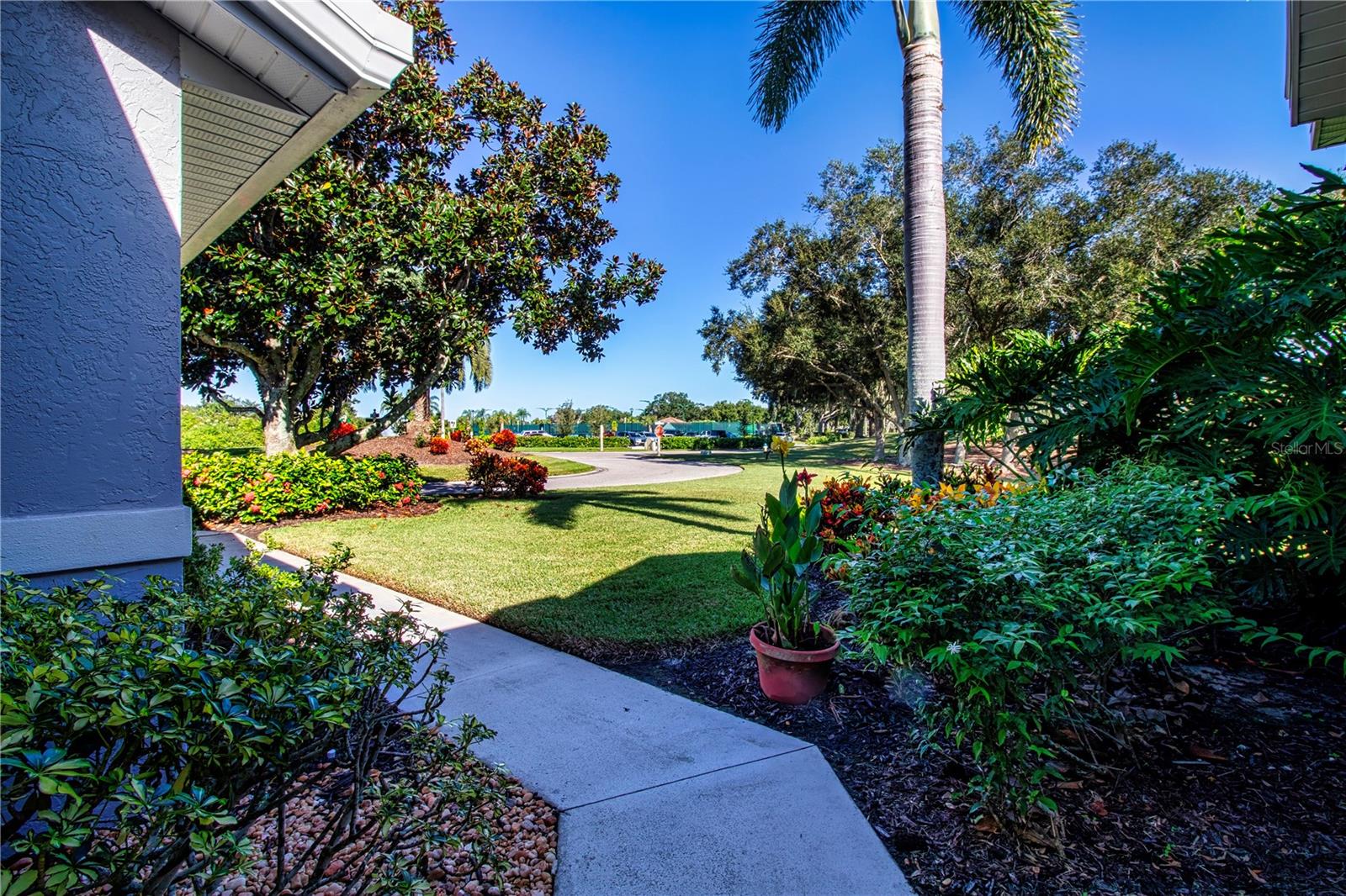Walkway to the front door