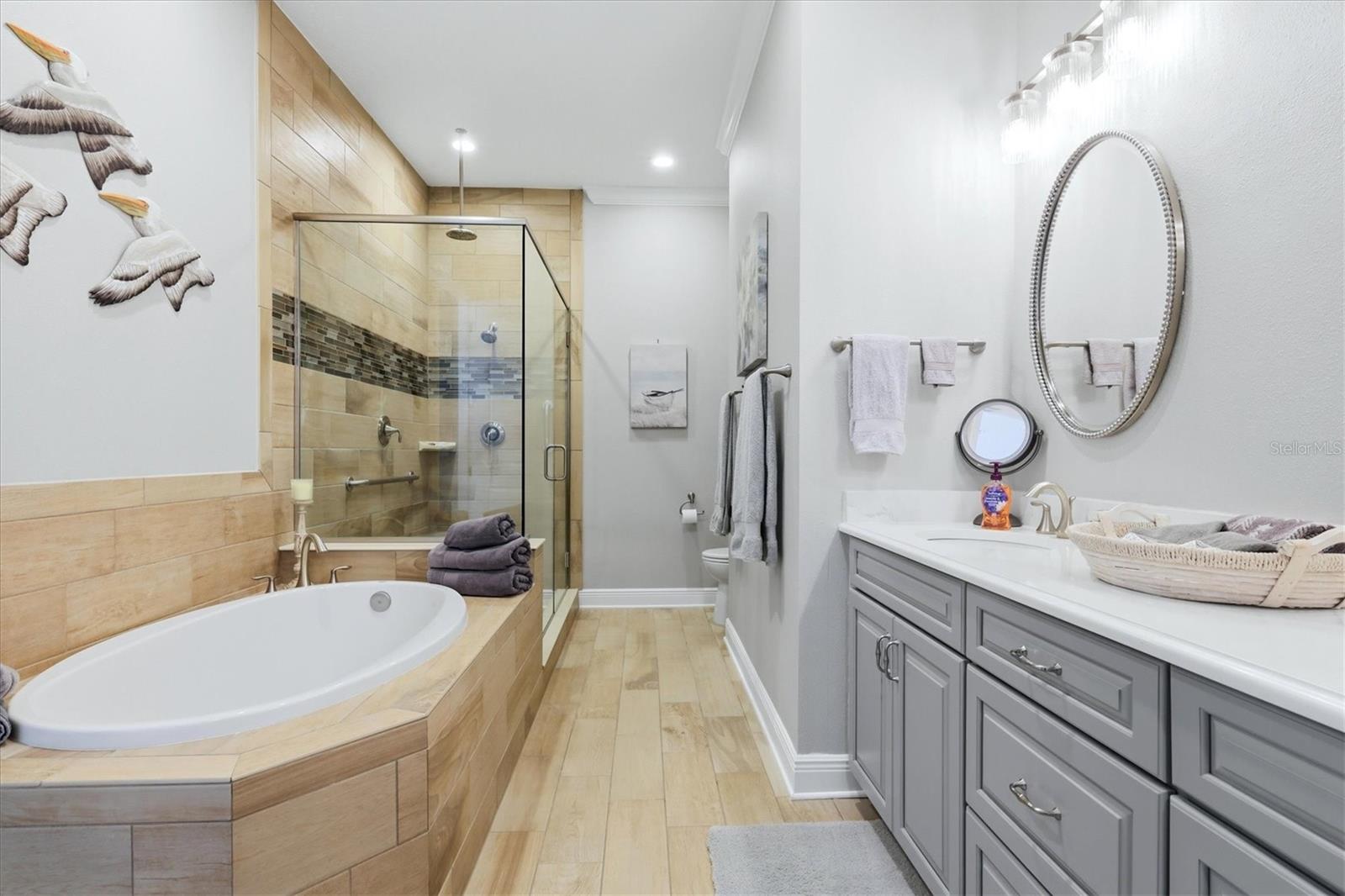 Updated primary bath