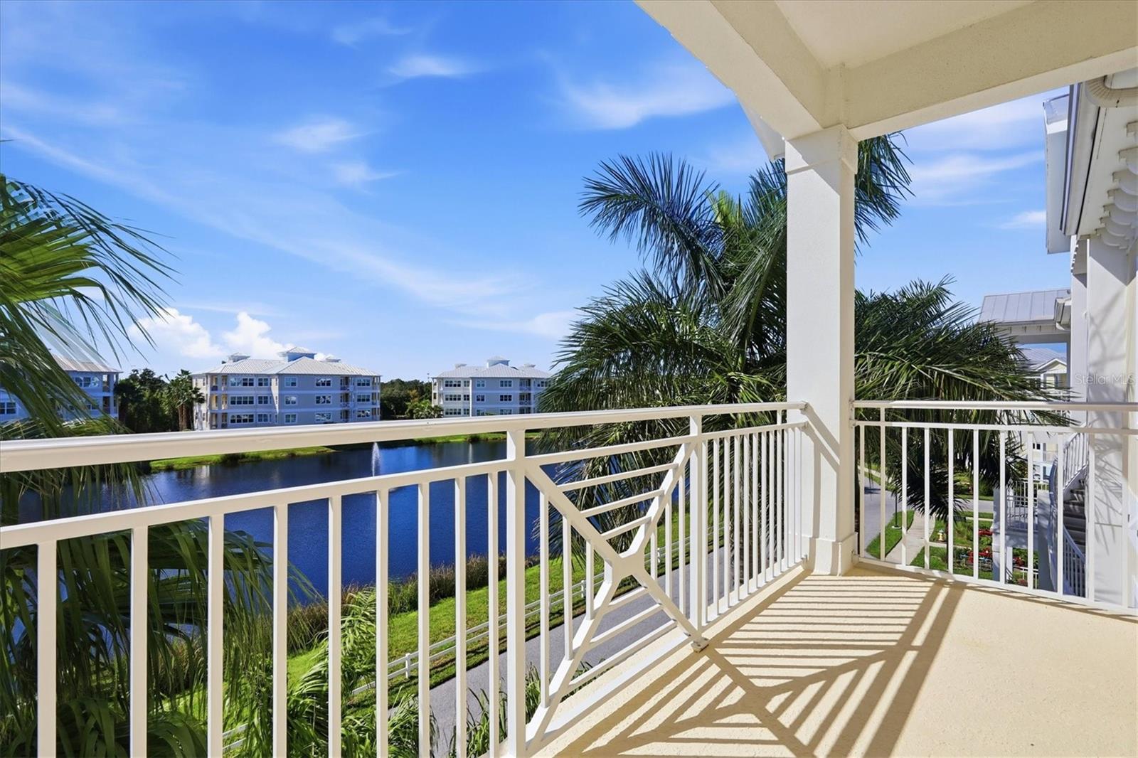 Balcony off the primary suite