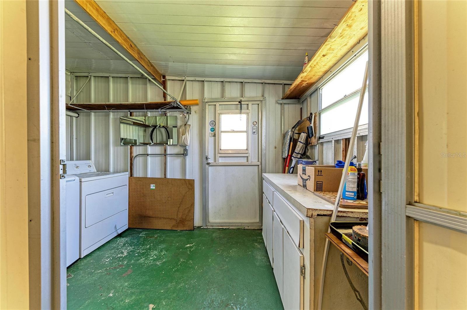 Laundry room and workshop